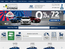 Tablet Screenshot of prestonhyundaiusa.com